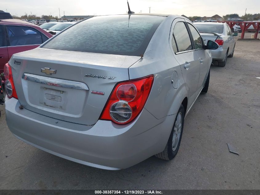 2014 CHEVROLET SONIC LT AUTO - 1G1JC5SB5E4143509