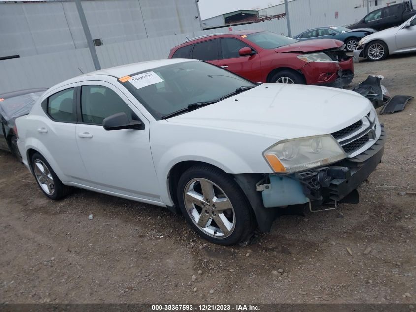 2013 DODGE AVENGER SE - 1C3CDZAB8DN534057