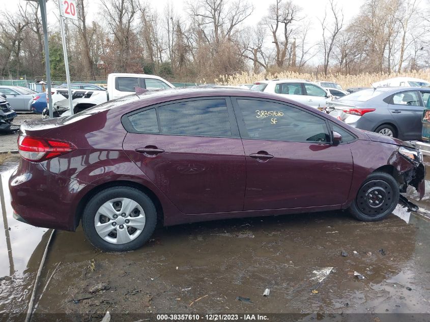 2017 KIA FORTE LX - 3KPFK4A73HE158357
