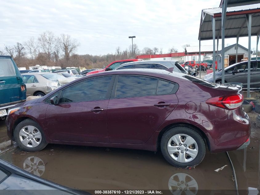 2017 KIA FORTE LX - 3KPFK4A73HE158357