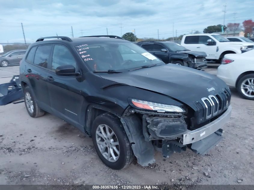 2016 JEEP CHEROKEE SPORT - 1C4PJLAB1GW212300