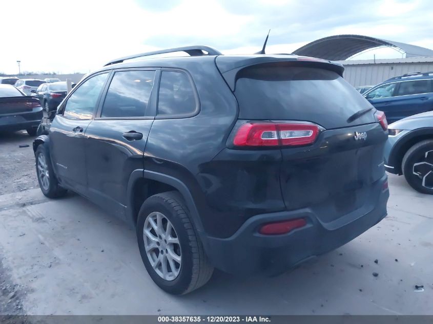 2016 JEEP CHEROKEE SPORT - 1C4PJLAB1GW212300