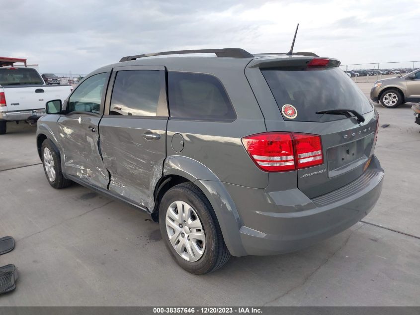 2019 DODGE JOURNEY SE VALUE PACKAGE - 3C4PDCAB3KT871548