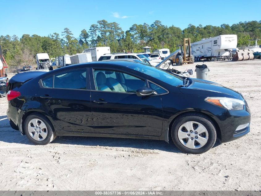 2015 KIA FORTE LX - KNAFK4A68F5408916