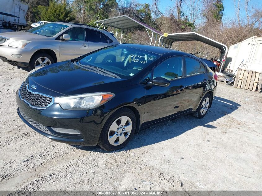 2015 KIA FORTE LX - KNAFK4A68F5408916