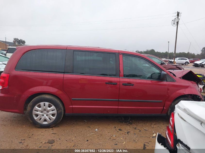 2015 DODGE GRAND CARAVAN SE - 2C4RDGBG2FR704178