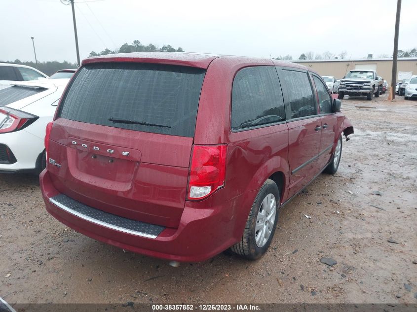2015 DODGE GRAND CARAVAN SE - 2C4RDGBG2FR704178