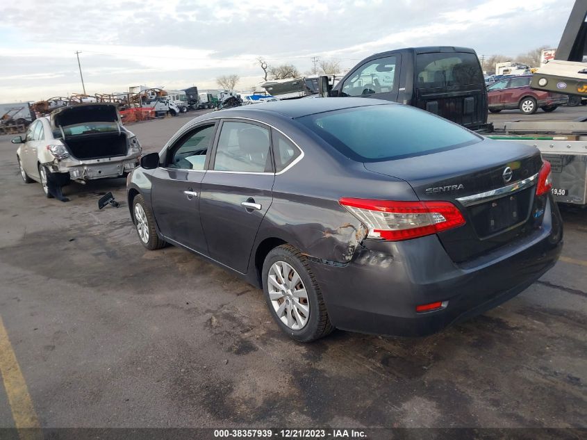 2013 NISSAN SENTRA S - 3N1AB7AP2DL712556