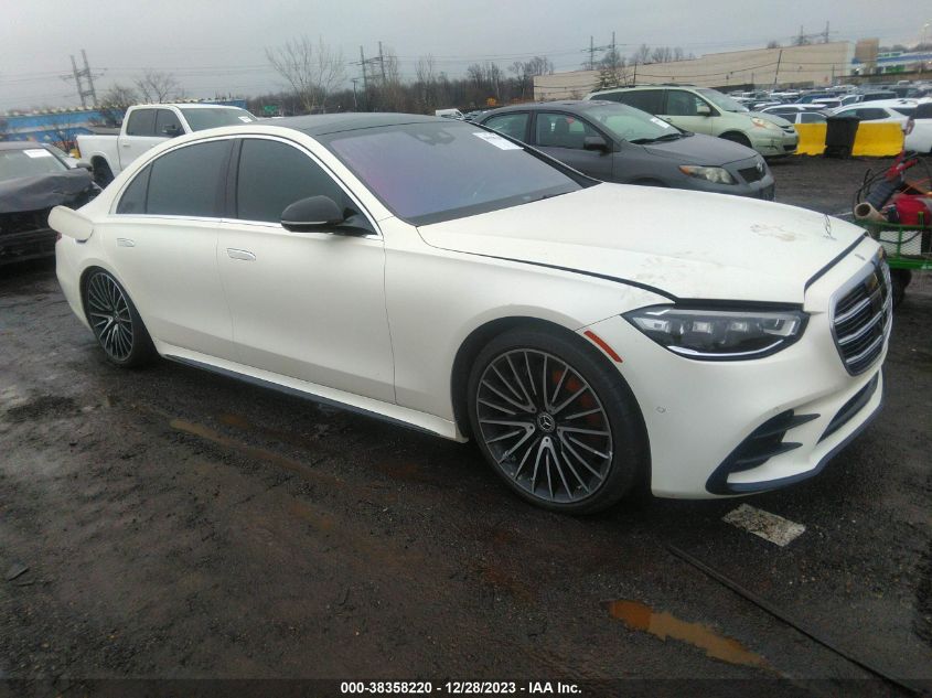 Lot #2539243020 2022 MERCEDES-BENZ S 580 4MATIC salvage car