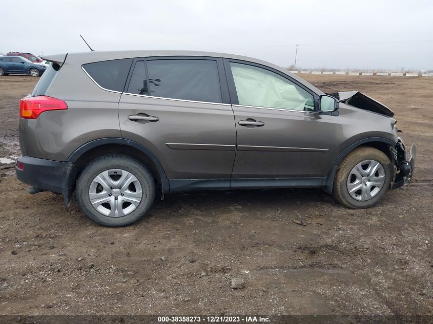 2013 TOYOTA RAV4 LE - JTMBFREV6DD042056