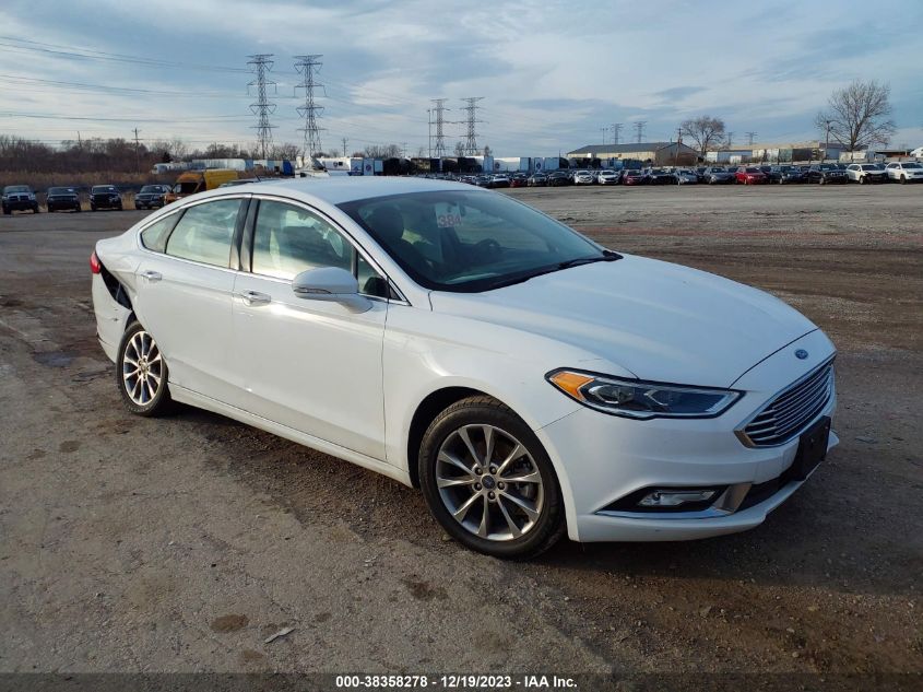 2017 FORD FUSION SE - 3FA6P0HD3HR317351