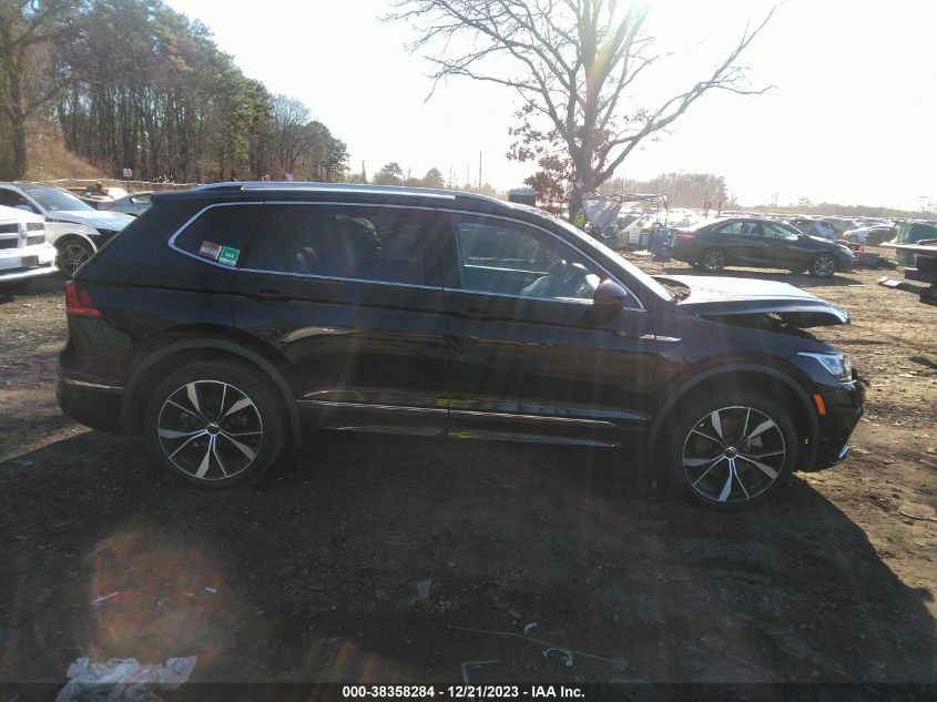 2022 VOLKSWAGEN TIGUAN 2.0T SEL R-LINE - 3VV4B7AXXNM008502