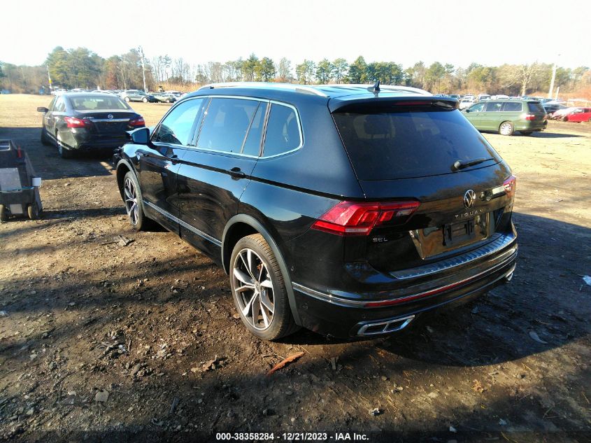 2022 VOLKSWAGEN TIGUAN 2.0T SEL R-LINE - 3VV4B7AXXNM008502