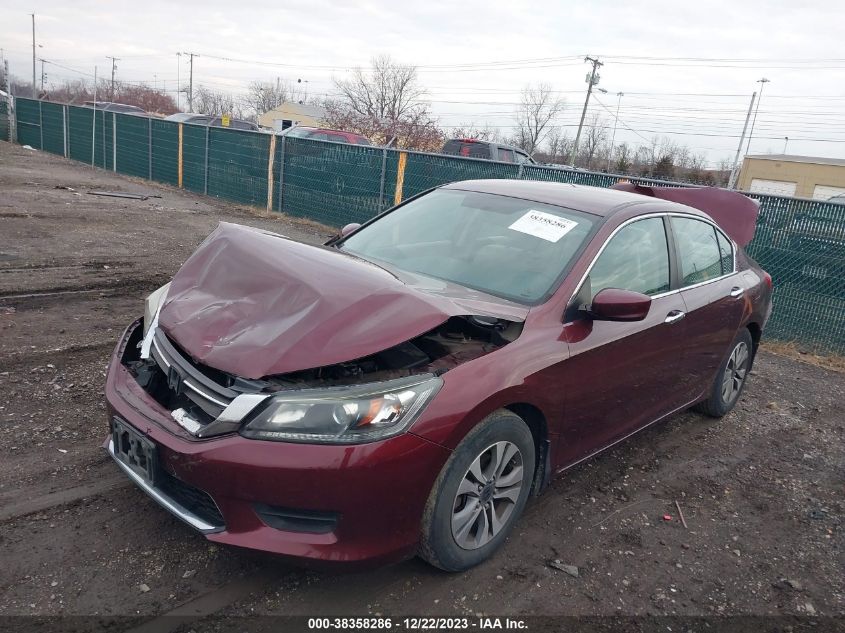 2013 HONDA ACCORD LX - 1HGCR2F35DA180805