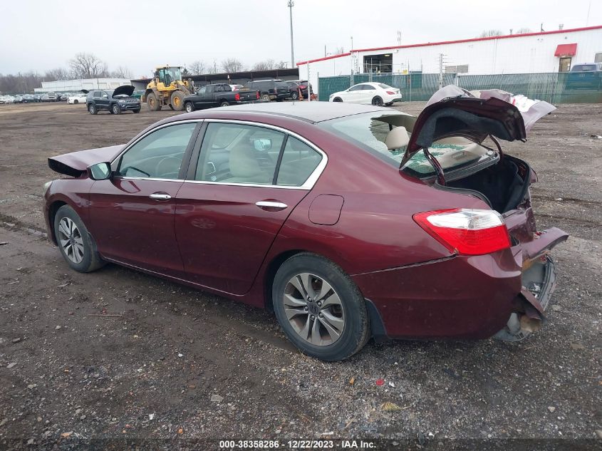 2013 HONDA ACCORD LX - 1HGCR2F35DA180805