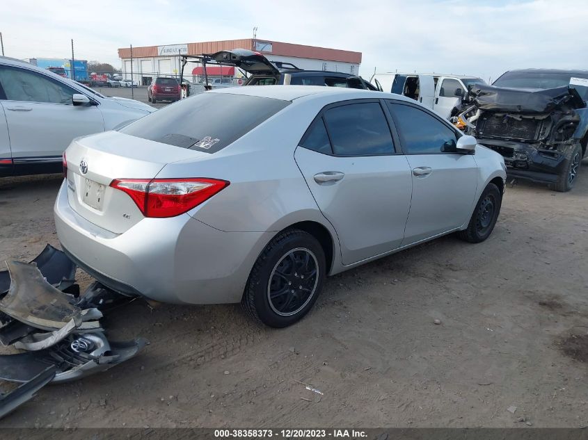 2016 TOYOTA COROLLA LE - 5YFBURHE8GP436158