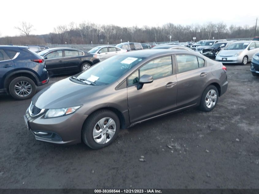 2015 HONDA CIVIC LX - 19XFB2F57FE218438