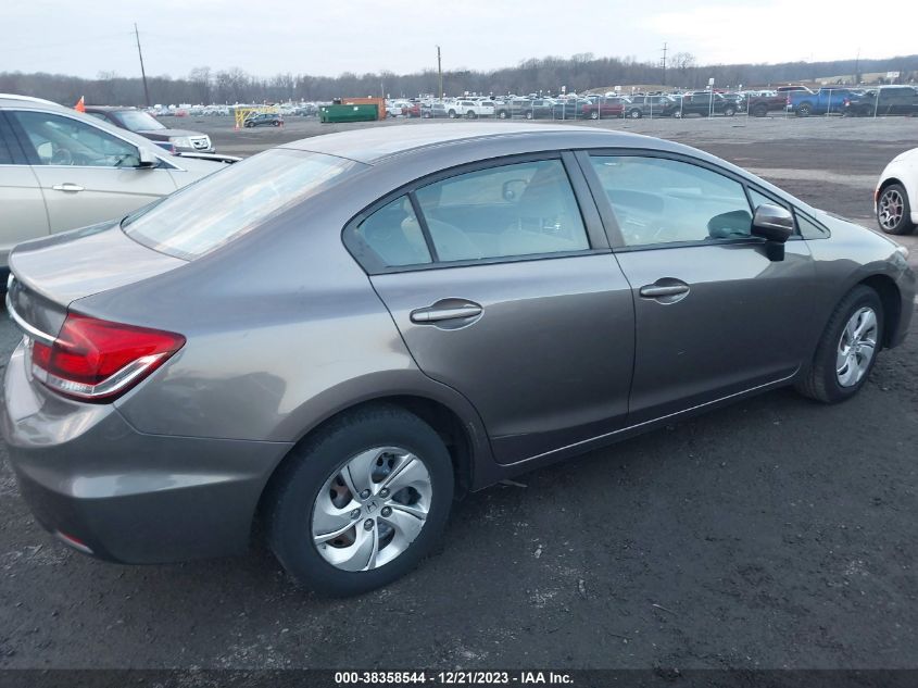 2015 HONDA CIVIC LX - 19XFB2F57FE218438