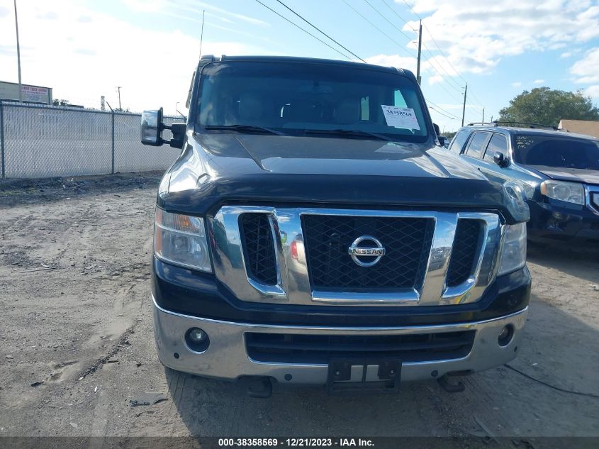 2013 NISSAN NV PASSENGER NV3500 HD S V8/SL V8/SV V8 5BZAF0AA3DN201815