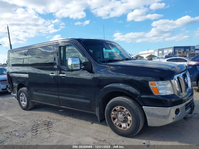 2013 NISSAN NV PASSENGER NV3500 HD S V8/SL V8/SV V8 5BZAF0AA3DN201815
