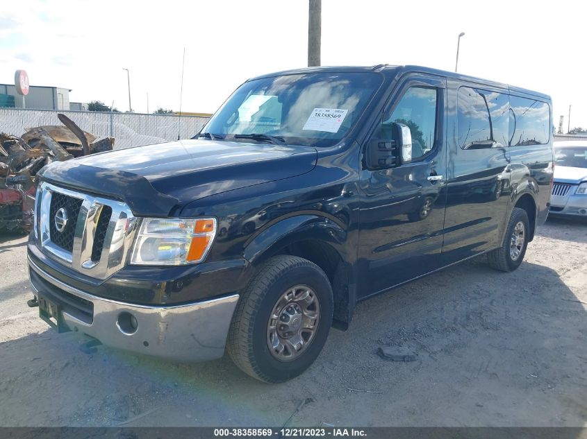 2013 NISSAN NV PASSENGER NV3500 HD S V8/SL V8/SV V8 5BZAF0AA3DN201815
