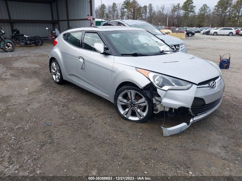 2013 HYUNDAI VELOSTER BASE W/BLACK - KMHTC6AD4DU121584