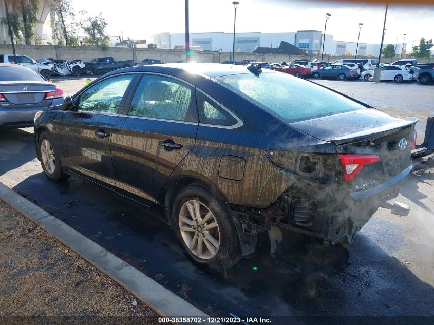 2015 HYUNDAI SONATA SE - 5NPE24AFXFH050846