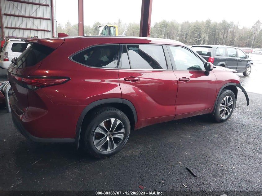VIN 5TDHZRBH4MS531463 2021 TOYOTA HIGHLANDER XLE