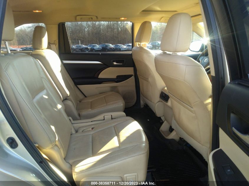 2015 TOYOTA HIGHLANDER XLE V6 - 5TDJKRFH3FS130831