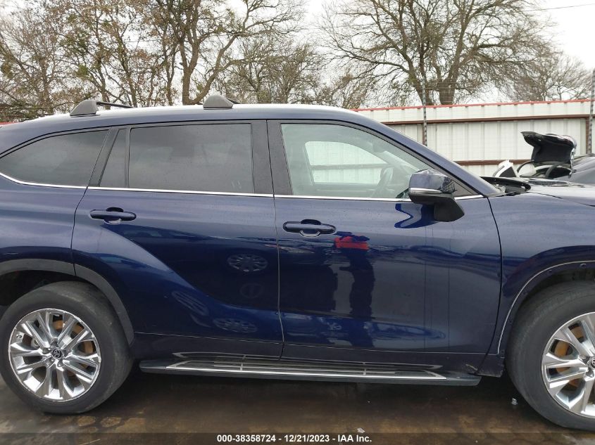 2021 TOYOTA HIGHLANDER LIMITED - 5TDYZRAH6MS517792