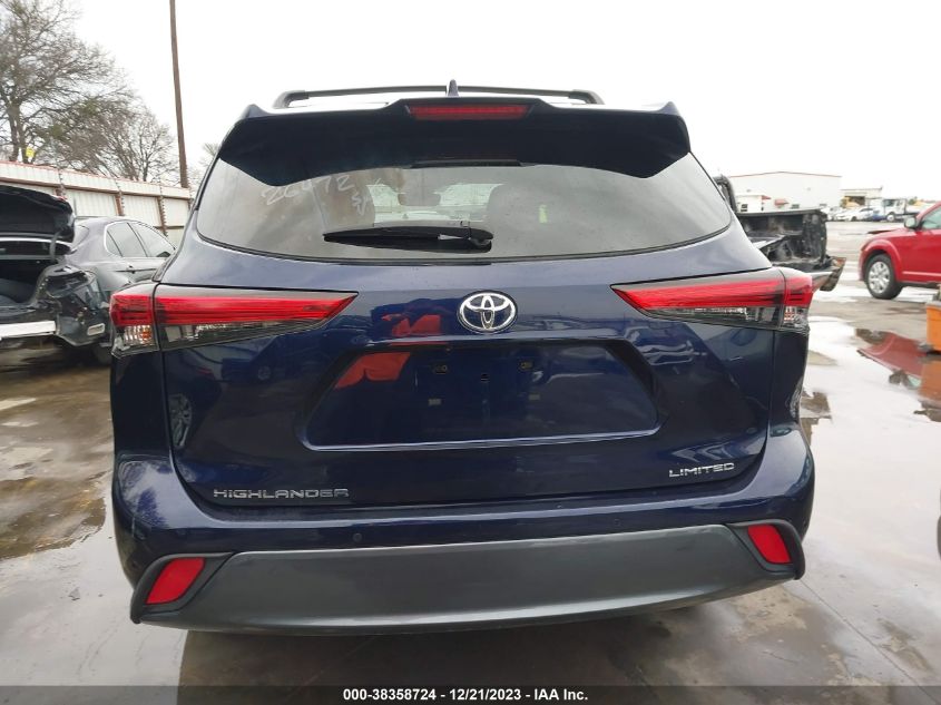 2021 TOYOTA HIGHLANDER LIMITED - 5TDYZRAH6MS517792