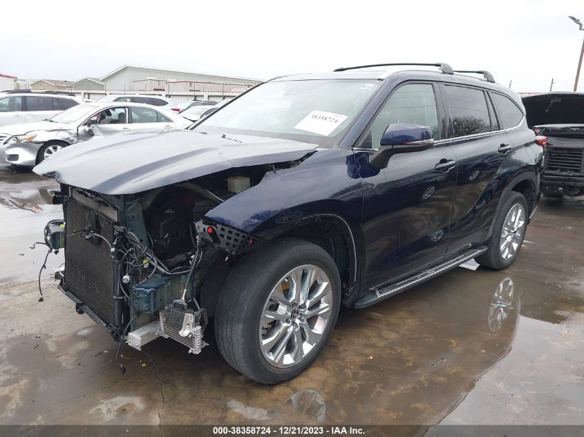 2021 TOYOTA HIGHLANDER LIMITED - 5TDYZRAH6MS517792