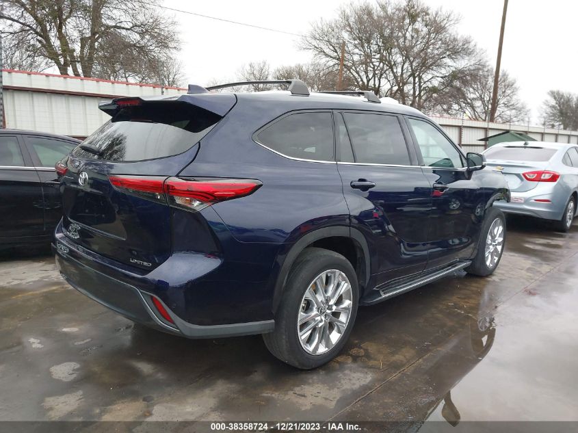 2021 TOYOTA HIGHLANDER LIMITED - 5TDYZRAH6MS517792