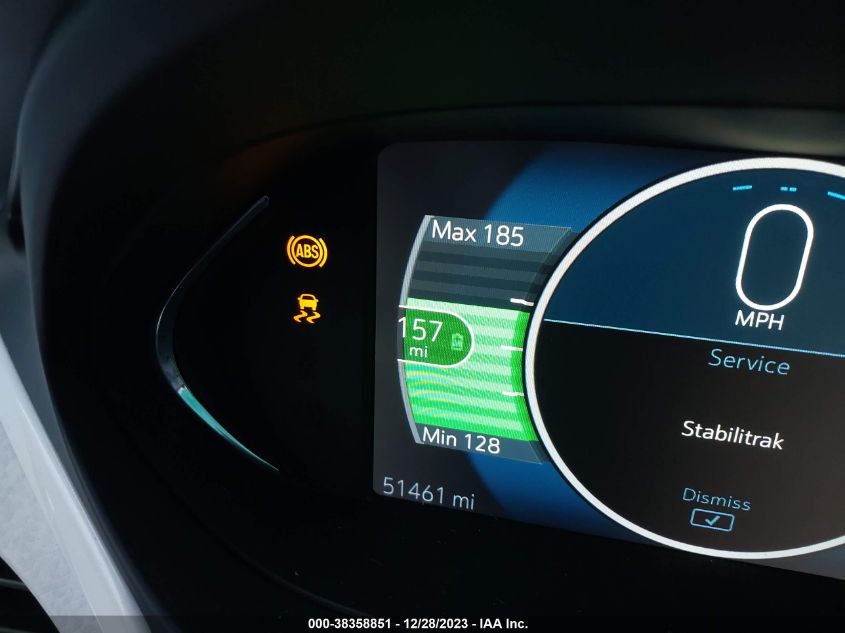 2019 CHEVROLET BOLT EV LT - 1G1FY6S01K4133955