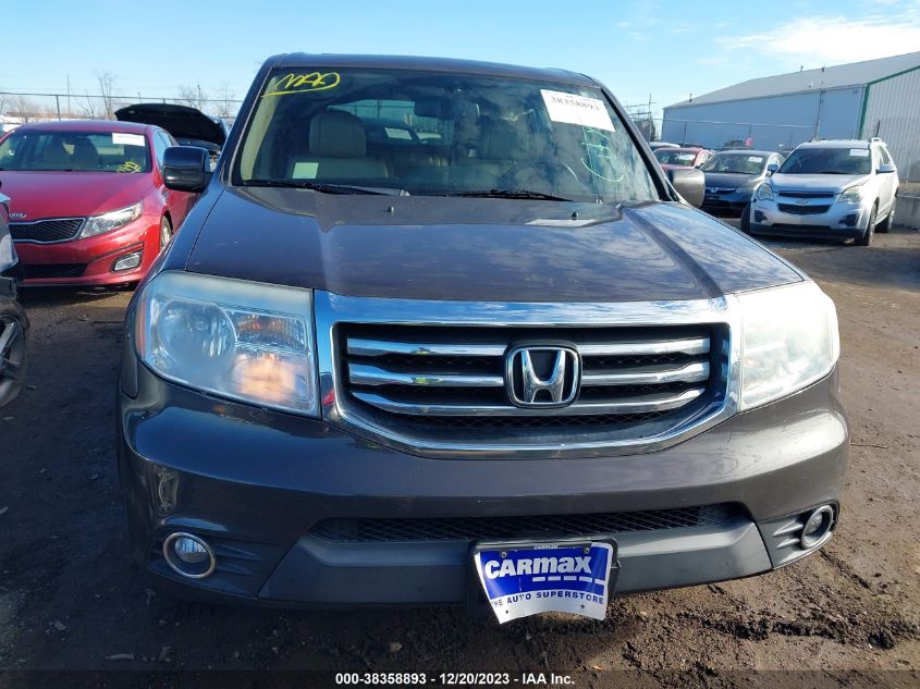 2013 HONDA PILOT EX-L - 5FNYF4H58DB053108