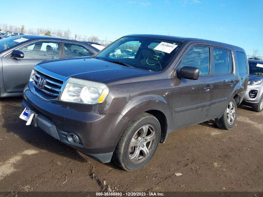 2013 HONDA PILOT EX-L - 5FNYF4H58DB053108
