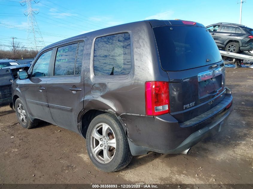 2013 HONDA PILOT EX-L - 5FNYF4H58DB053108