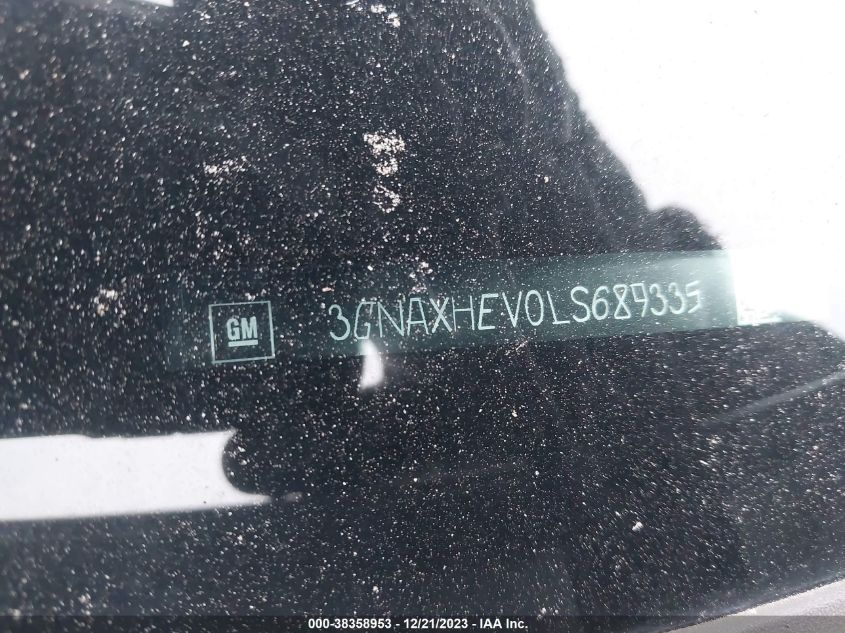 2020 CHEVROLET EQUINOX LS - 3GNAXHEV0LS689335