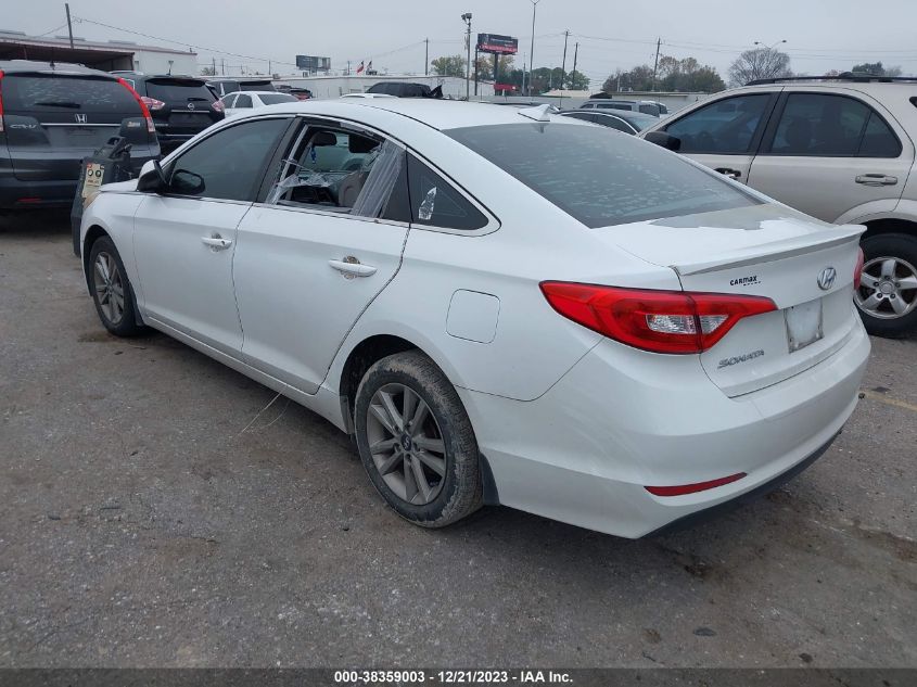 2015 HYUNDAI SONATA SE - 5NPE24AF3FH188437