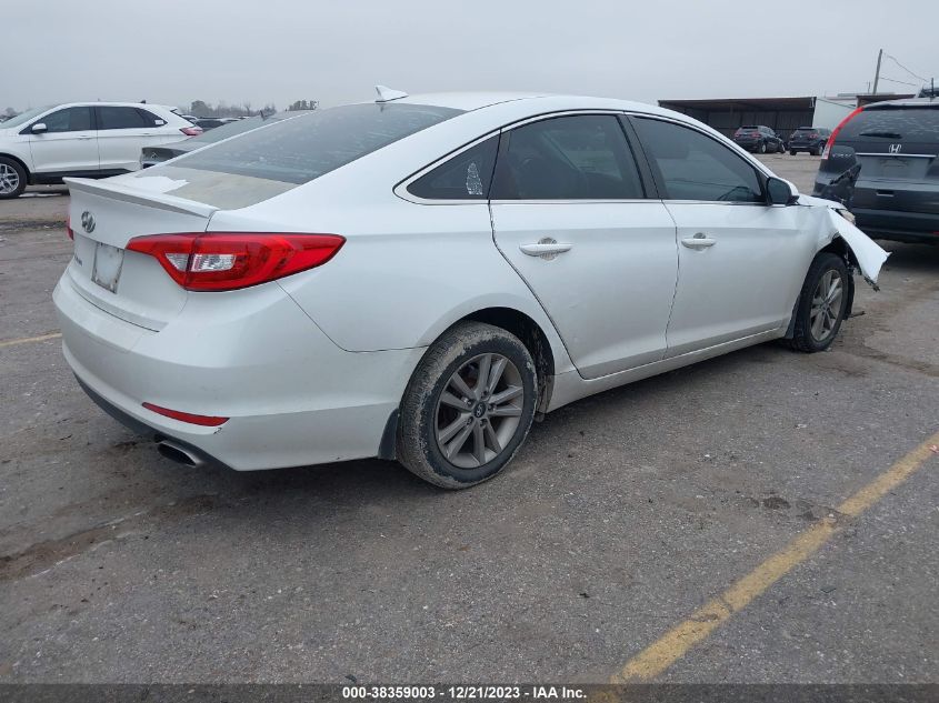 2015 HYUNDAI SONATA SE - 5NPE24AF3FH188437