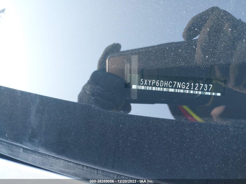 VIN 5XYP6DHC7NG212737 2022 KIA TELLURIDE S