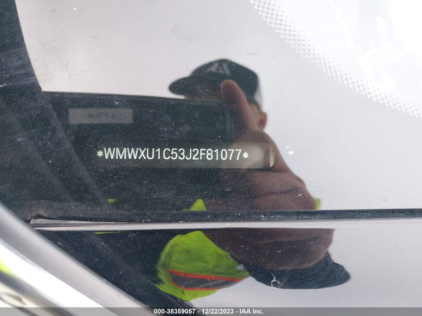 2018 MINI HARDTOP COOPER - WMWXU1C53J2F81077