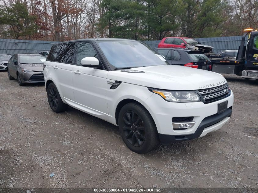 SALWR2FV6HA127249 LAND ROVER RANGE ROVER SPORT 3.0L V6 SUPERCHARGED HSE 2017