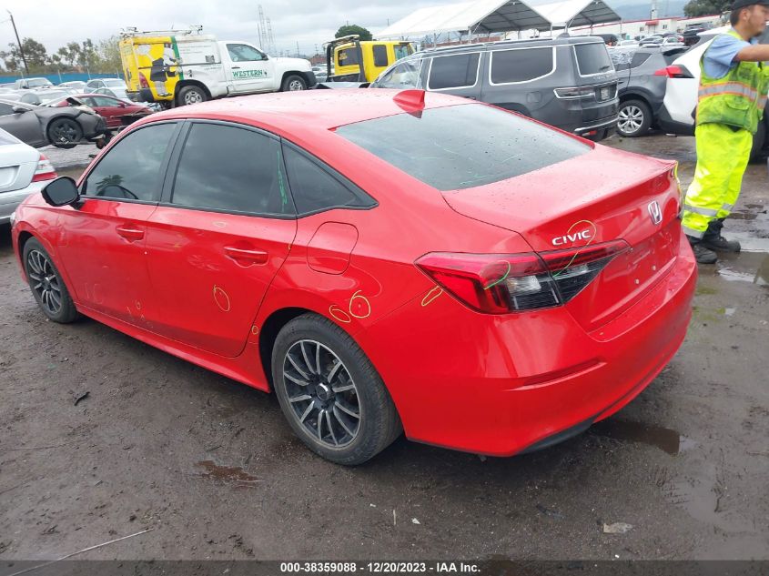 VIN 2HGFE2F53PH526334 2023 HONDA CIVIC SPORT