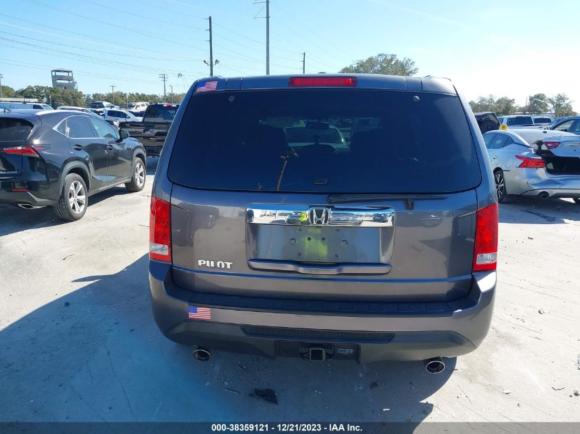 2015 HONDA PILOT EXL - 5FNYF3H55FB026364