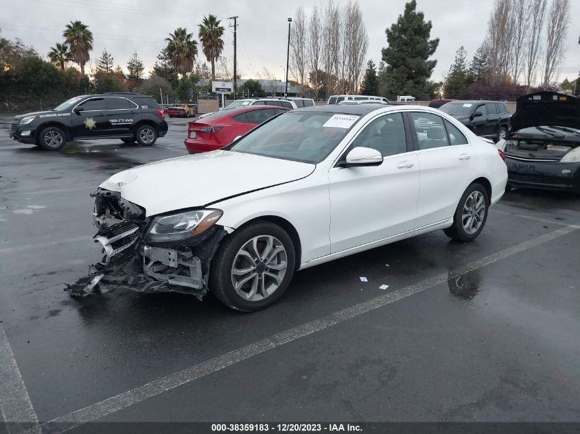 2015 MERCEDES-BENZ C 300 LUXURY/SPORT - 55SWF4JB9FU059962