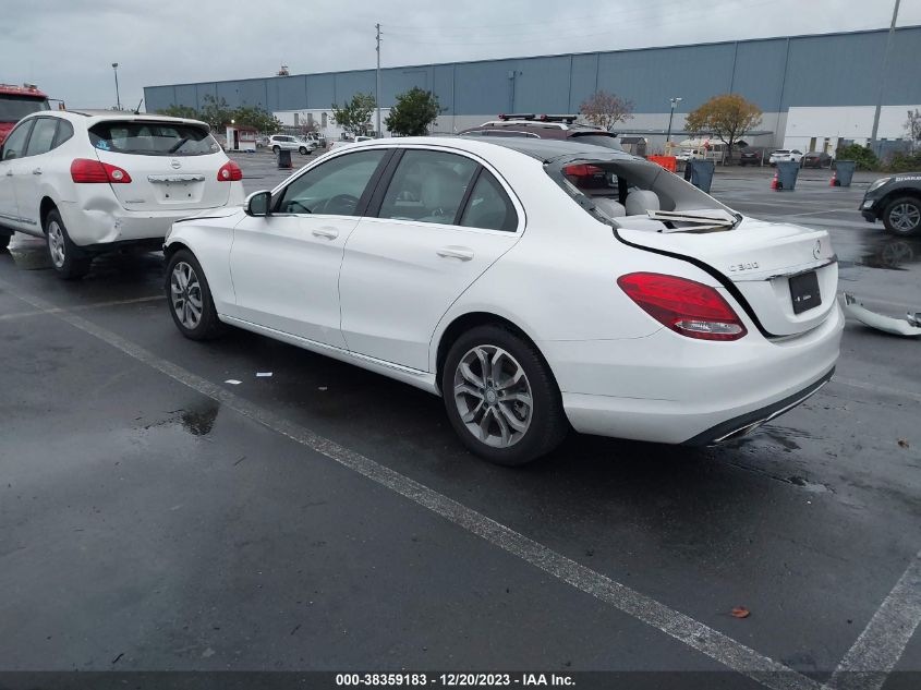 2015 MERCEDES-BENZ C 300 LUXURY/SPORT - 55SWF4JB9FU059962