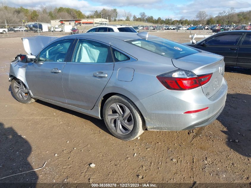 2020 HONDA INSIGHT EX - 19XZE4F50LE014690
