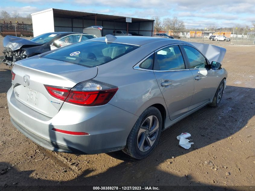 2020 HONDA INSIGHT EX - 19XZE4F50LE014690