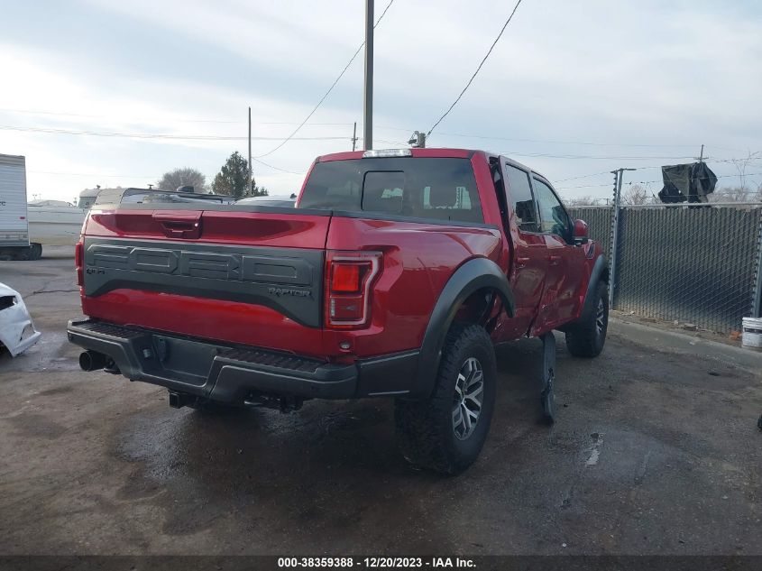VIN 1FTFW1RG9JFD28322 2018 FORD F-150 RAPTOR